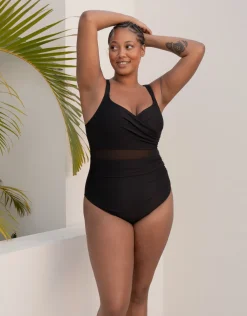 Badeanzug Porto black