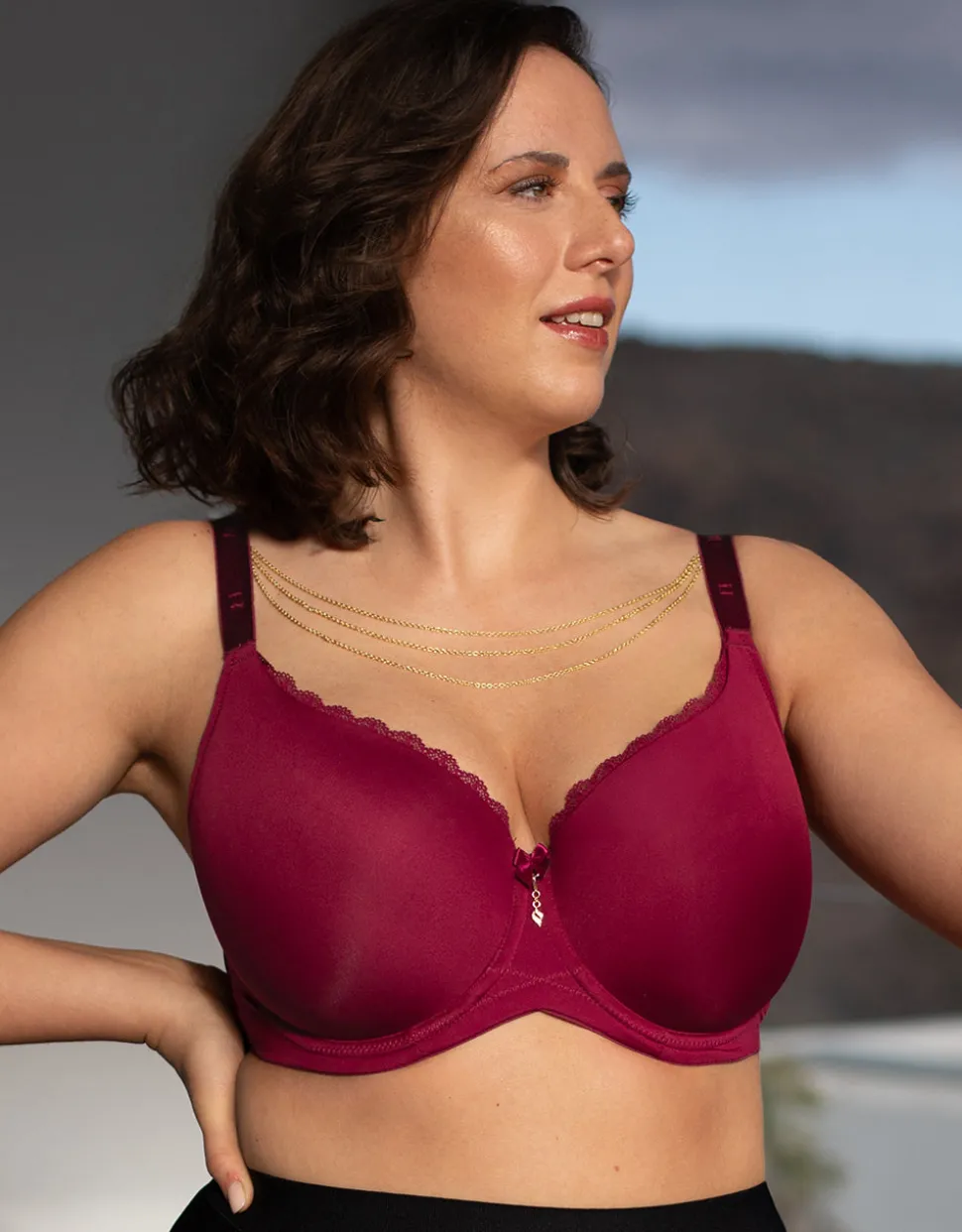 BH Pure Conscious Strappy bordeaux