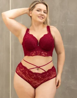 BH True Glam bordeaux + BH-Kette Jewel