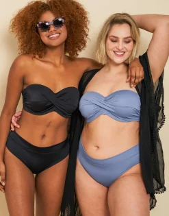 Bikini-High-Panty Monaco bluegrey