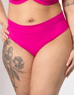 Bikini-High-Panty Monaco/Palma pink