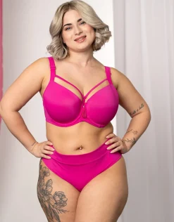Bikini-High-Panty Monaco/Palma pink