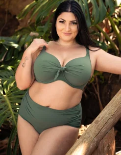 Bikini-High-Waist-Panty Valencia olive