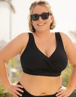 Bikini-Top ohne Verschluss Porto black