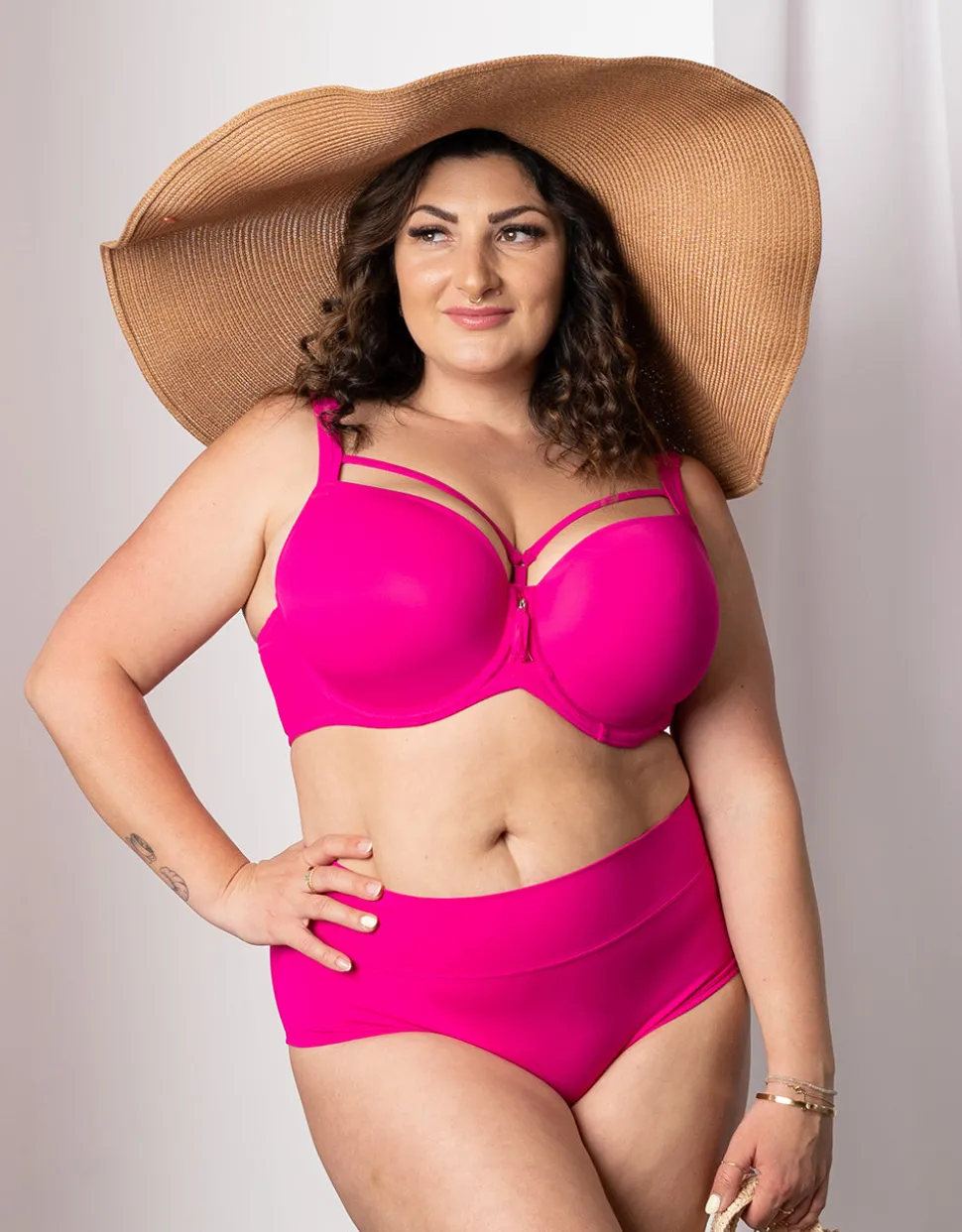 Bikini-Top Palma pink