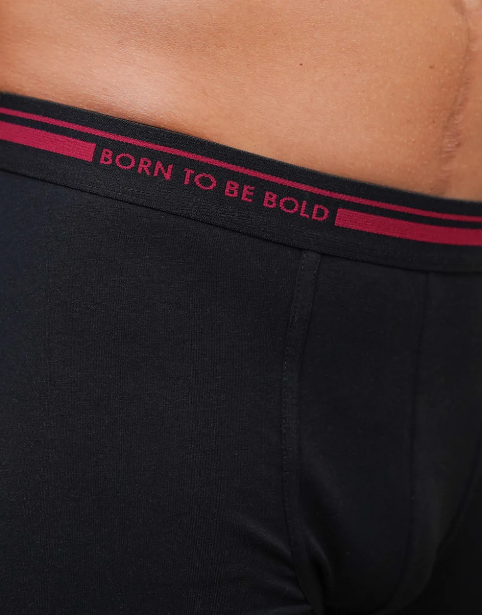 Boxershorts black/bordeaux