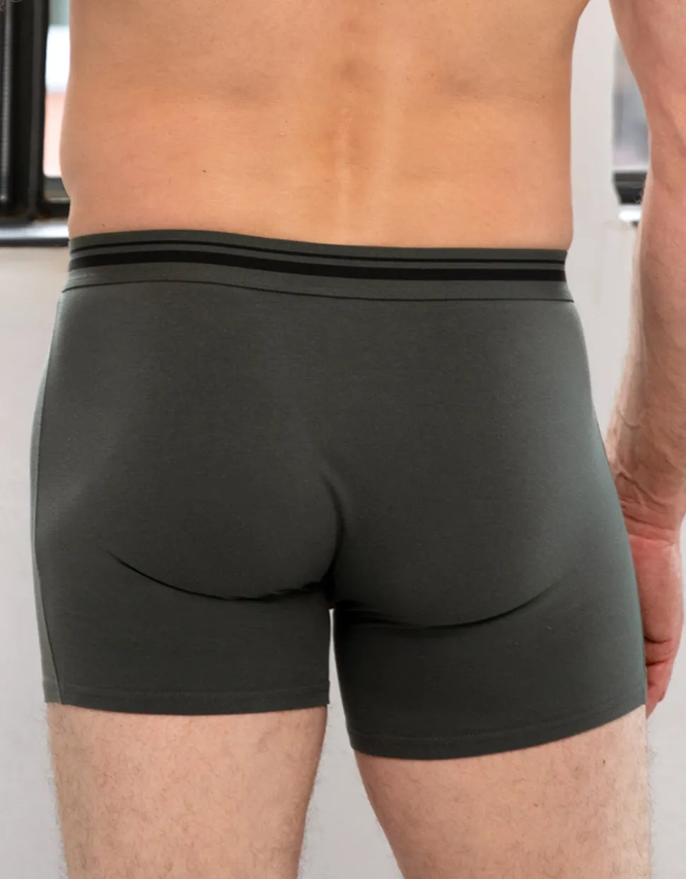 Boxershorts olive/black