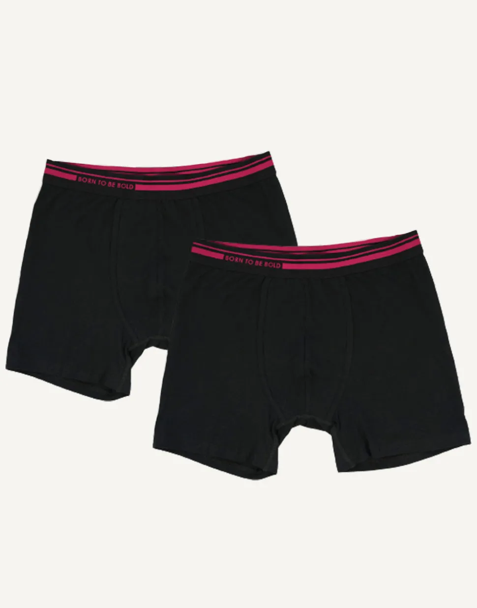 Boxershorts-Set black/bordeaux