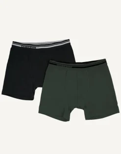 Boxershorts-Set olive/black und black/white