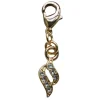 Bra Charm Crystal Swirl