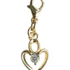 Bra Charm Diamond Heart