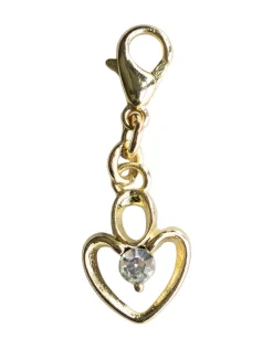 Bra Charm Diamond Heart