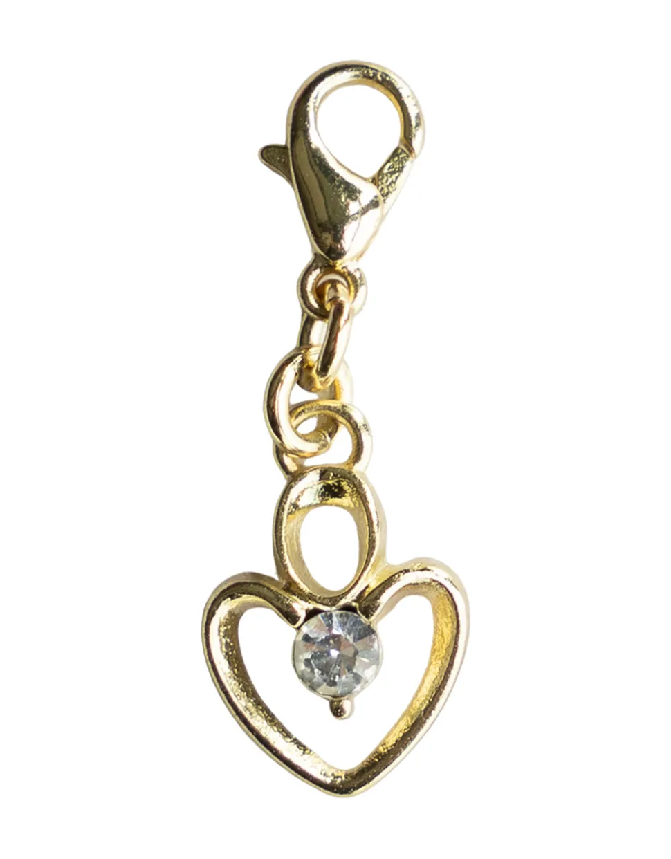 Bra Charm Diamond Heart