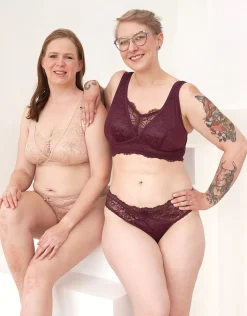 Bralette Eliana maroon