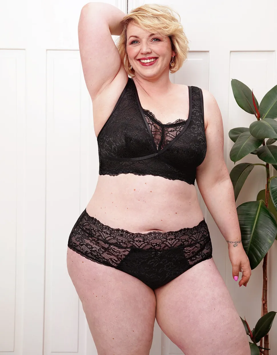 Bralette Eliana Satin black