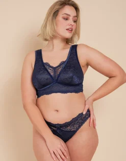 Bralette Eliana Velvet navy