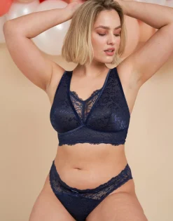 Bralette Eliana Velvet navy