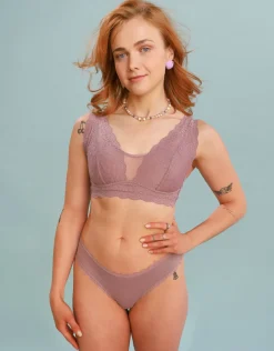 Bralette Elva violetgrey