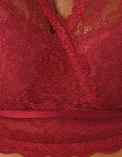 Bralette Emilia bordeaux
