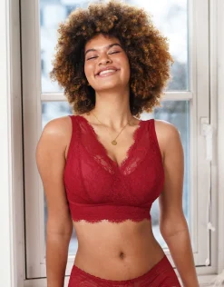 Bralette Emilia burgundy