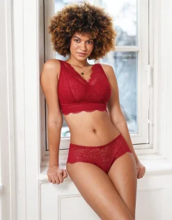 Bralette Emilia burgundy