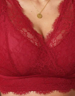 Bralette Emilia burgundy