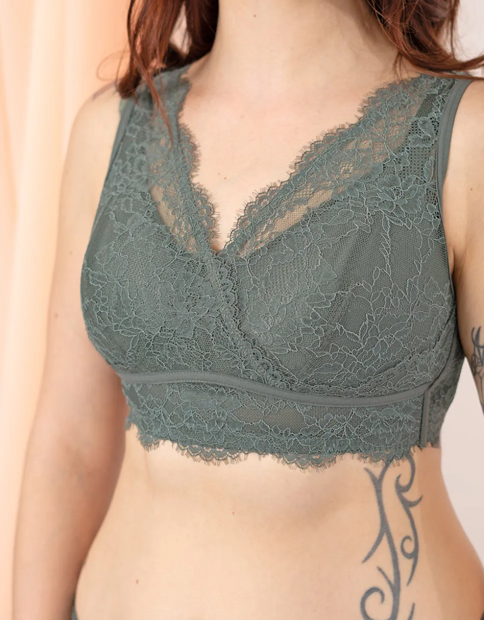 Bralette Emilia olive