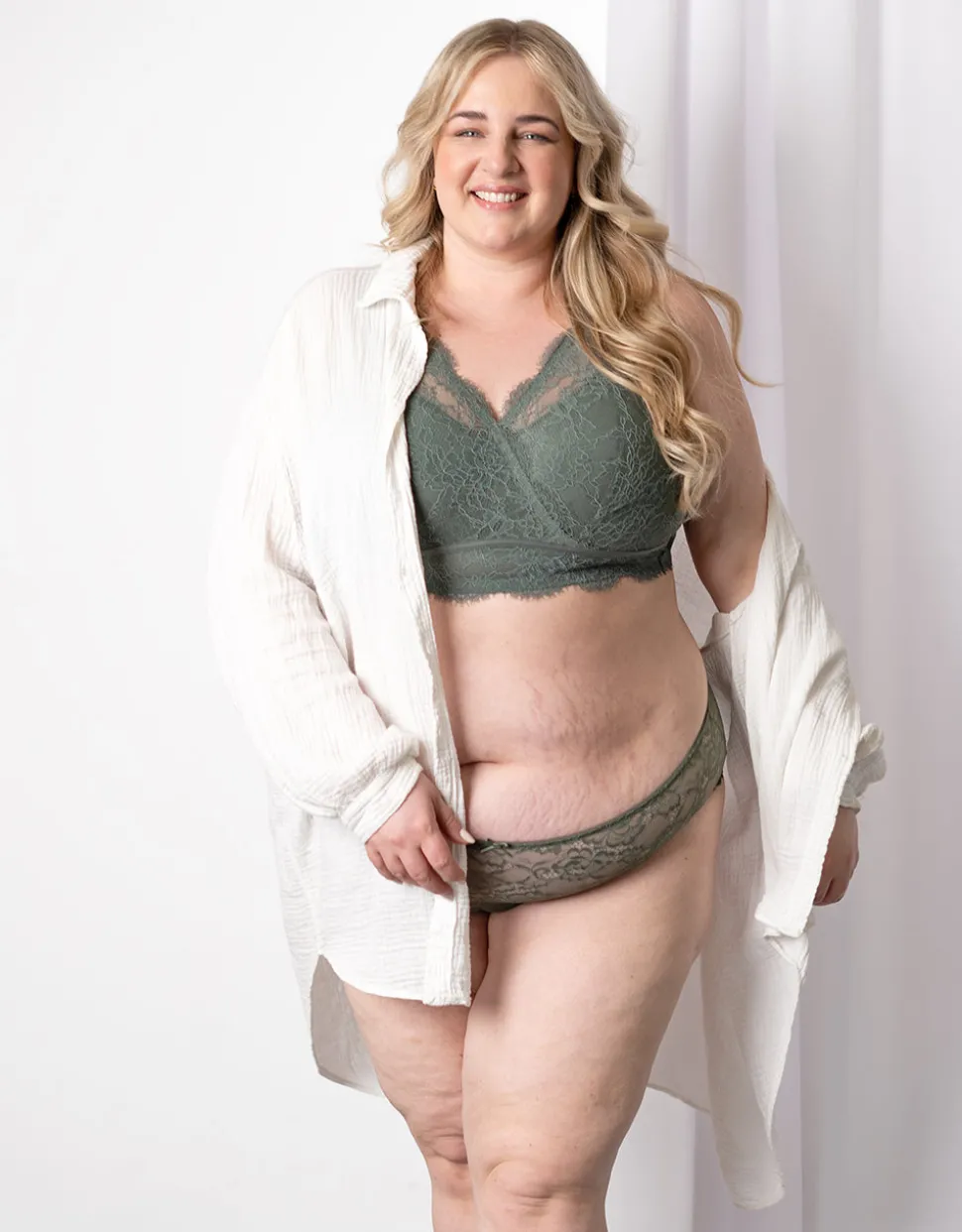 Bralette Emilia olive