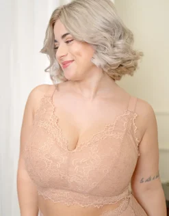 Bralette ohne Verschluss Sensla cappuccino