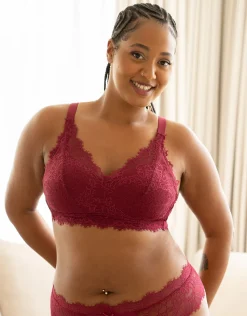 Bralette Sensla bordeaux