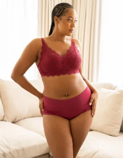 Bralette Sensla bordeaux