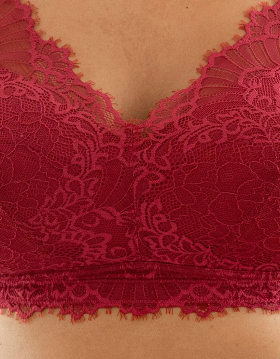 Bralette Sensla bordeaux