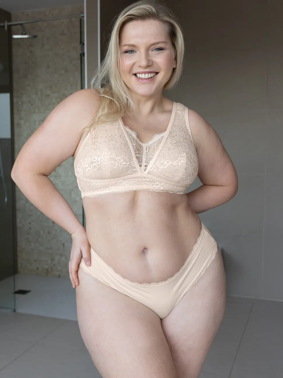 Bralette-Set 2x Eliana marine/pale