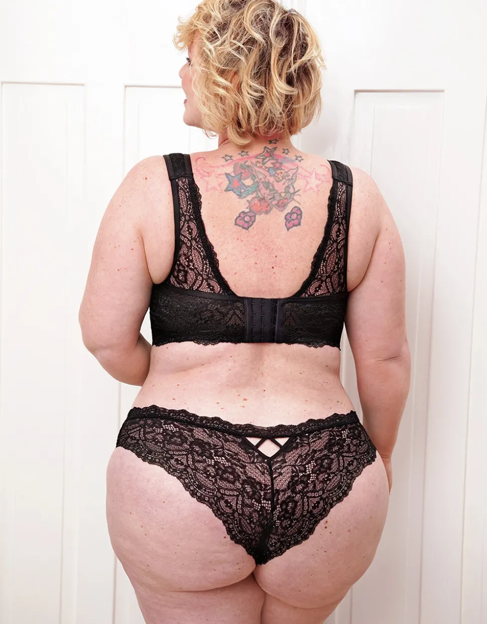 Brazilian-Slip Eliana Satin black
