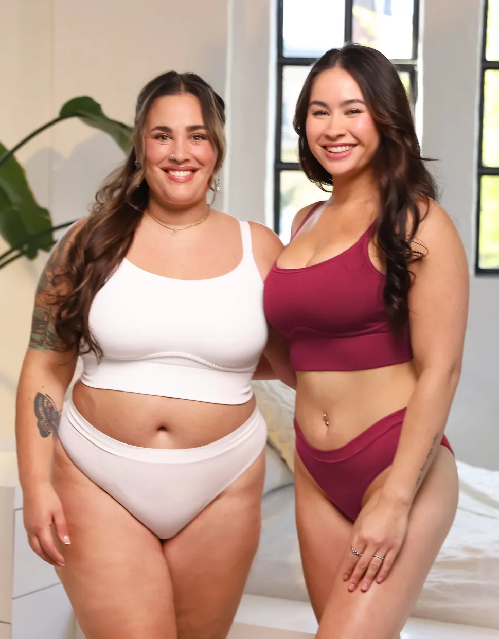 Bustier Freeda bordeaux
