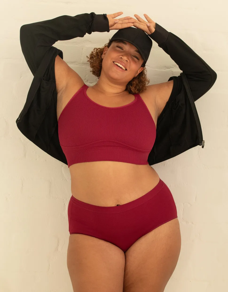 Bustier Freeda bordeaux
