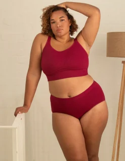 Bustier Freeda bordeaux