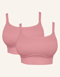 Bustier-Set 2x Freeda mauve