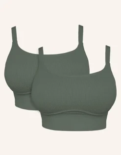 Bustier-Set 2x Freeda olive