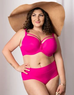 Fold-Over-Bikini-High-Panty Monaco/Palma pink