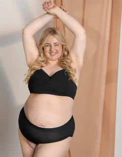High-Panty Cozy Basic black