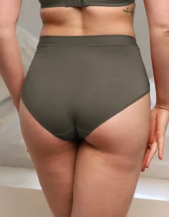 High-Panty Cozy Basic olive