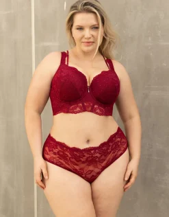 High-Panty Glam bordeaux