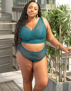 High-Panty Lace Basic lake
