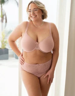 High-Panty Lace Basic rose