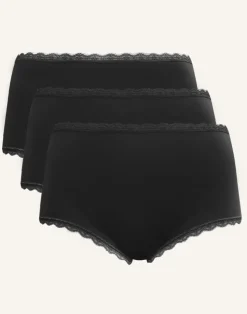 High-Panty-Set 3x Basic black