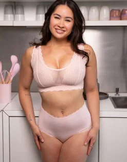 High-Panty-Set 2x Basic blush
