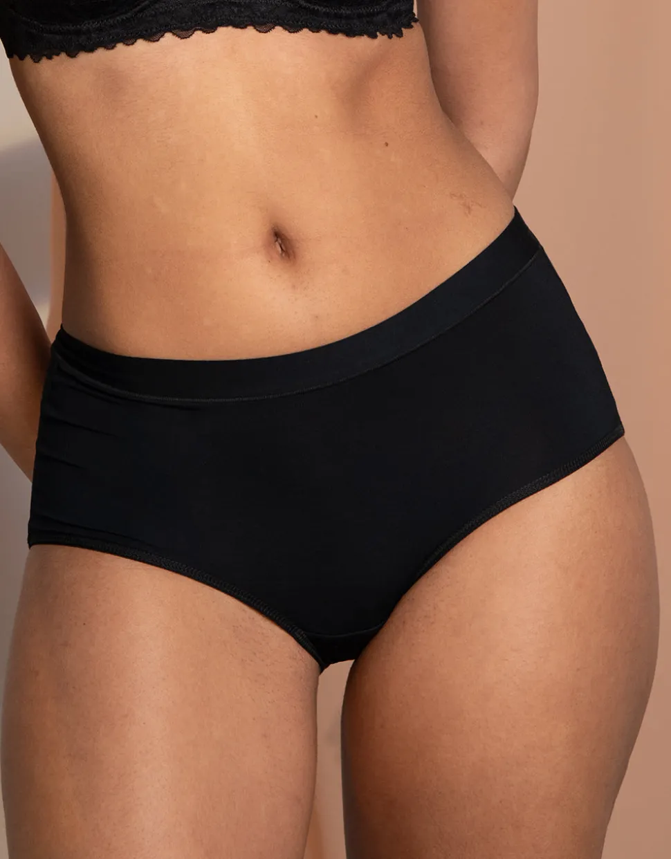 High-Panty-Set 2x Cozy Basic black