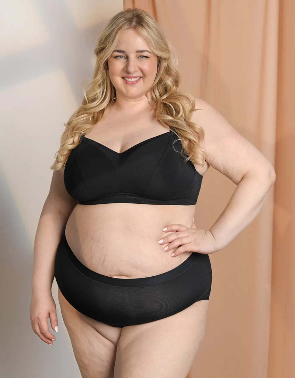 High-Panty-Set 2x Cozy Basic black