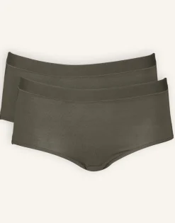 High-Panty-Set 2x Cozy Basic olive